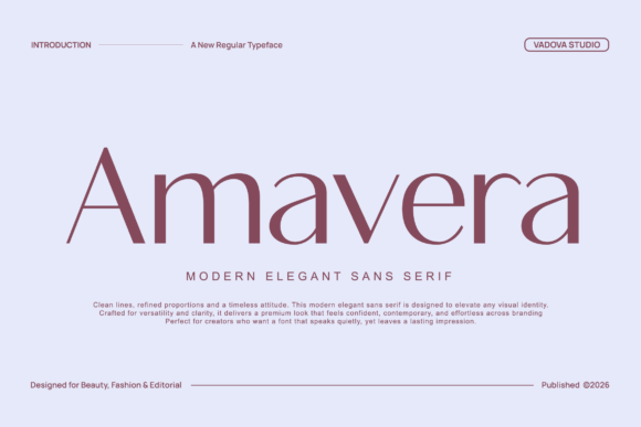 Amavera Font: Elevating Small Business Brand Identity