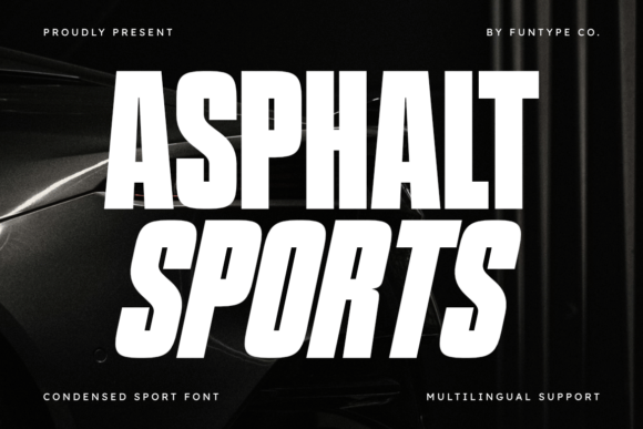 Asphalt Sports Font: High-Impact Typography for Web Design