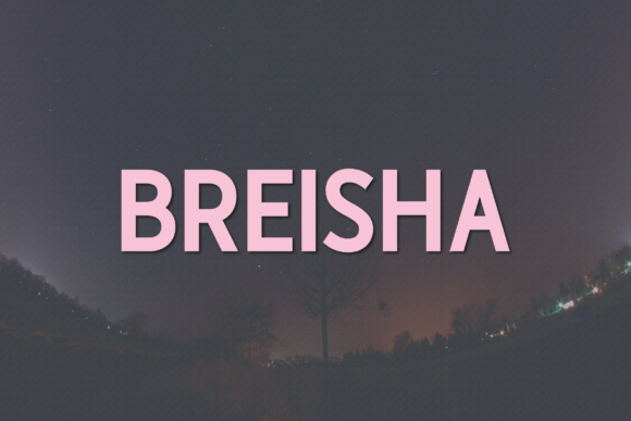 Breisha Font Review: A Modern Sans Serif for Classy Branding