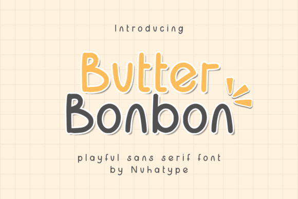 Butter Bonbon Font: Minimalist Sans Serif for Digital Marketing
