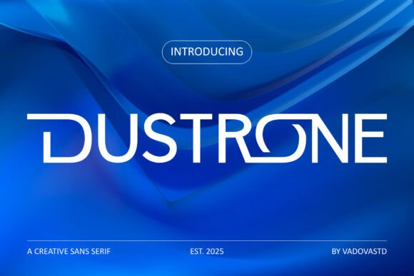 Dustrone Font: A Sleek Sans Serif for Modern Branding