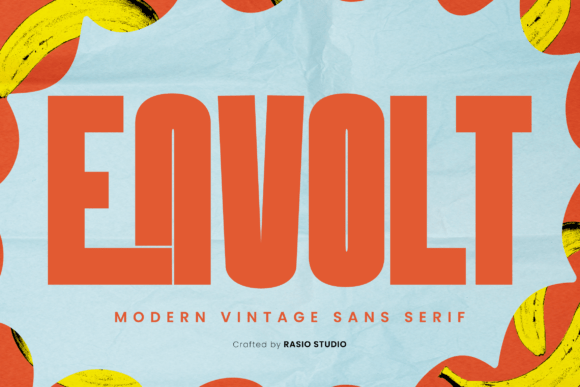 Envolt Font: Bold Vintage Branding for Small Business