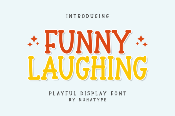 Funny Laughing Font: Minimalist Sans Serif for Web Design