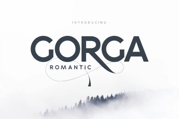 Gorga Romantic Font: Modern Sans Serif for Editorial Design