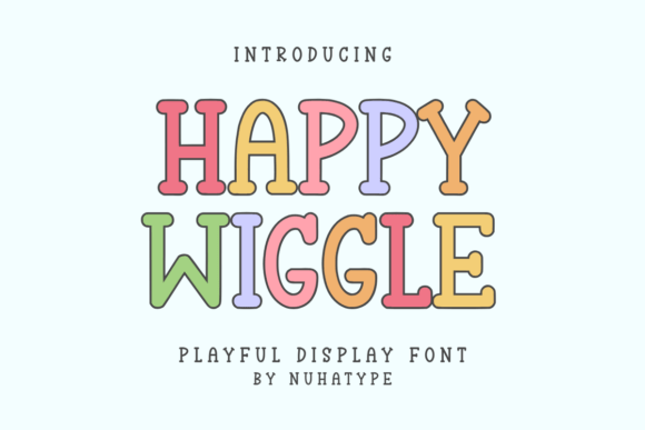 Happy Wiggle Font for Elegant Editorial Design