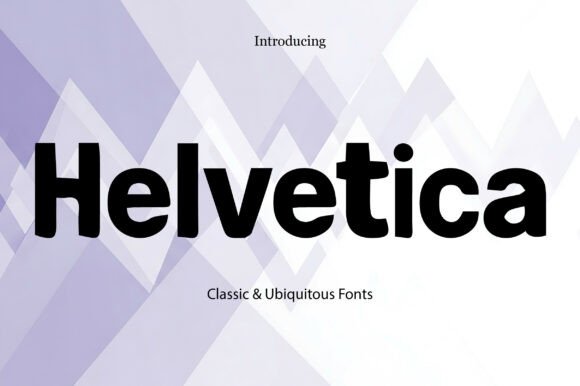 Helvetica Font for Modern Web Design and UI Layouts