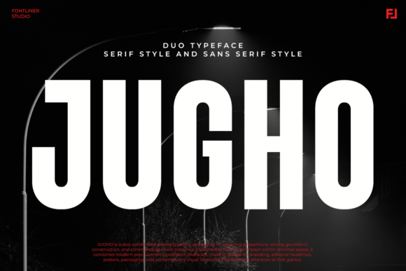 Jugho Font Review: Bold Duo Typeface for Digital Campaigns