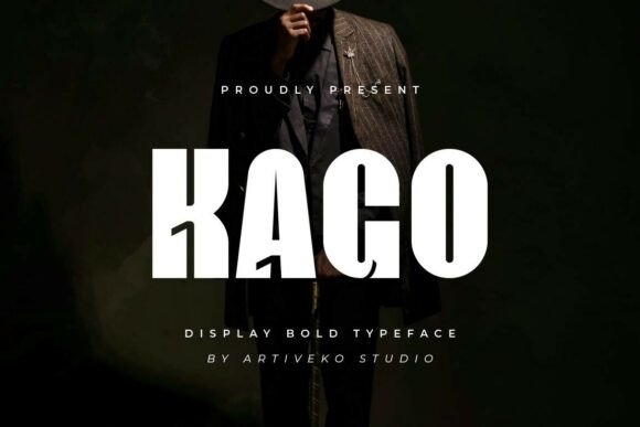 Kago Font: Bold Sans Serif for Modern Craft Projects