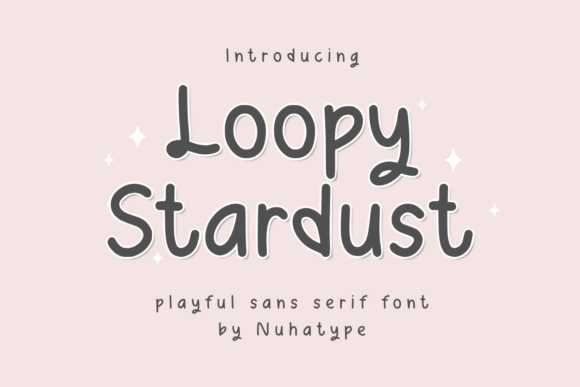 Loopy Stardust Font for Elegant Small Business Branding