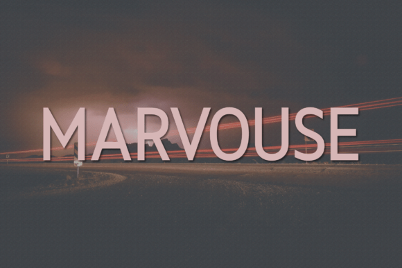 Marvouse Font Review for Modern Campaign Design