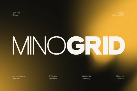 Minogrid Font: Elevating Small Business Brand Identity