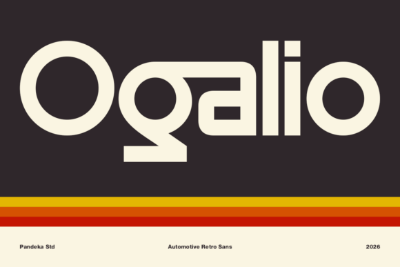 Ogalio Font: Retro Sans Serif for Handmade Labels