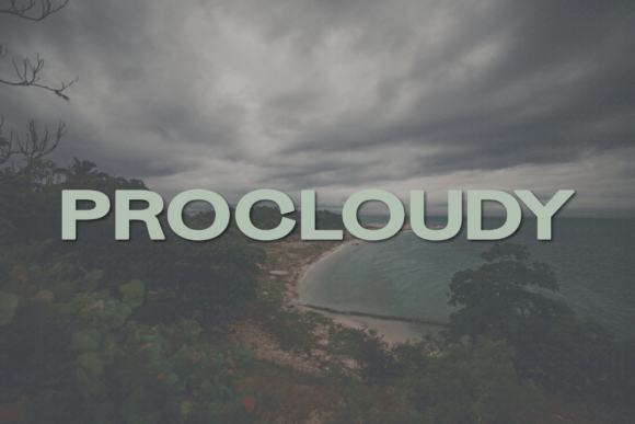 Procloudy Font: A Modern Sans Serif for Digital Branding
