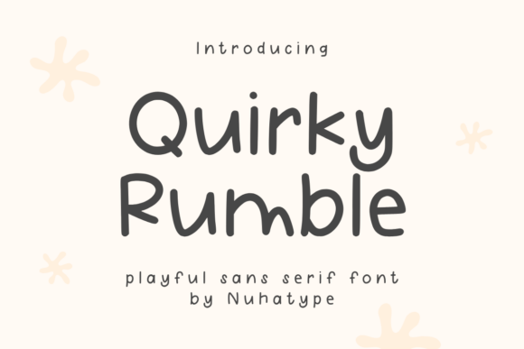 Quirky Rumble Font for Minimalist Web Design