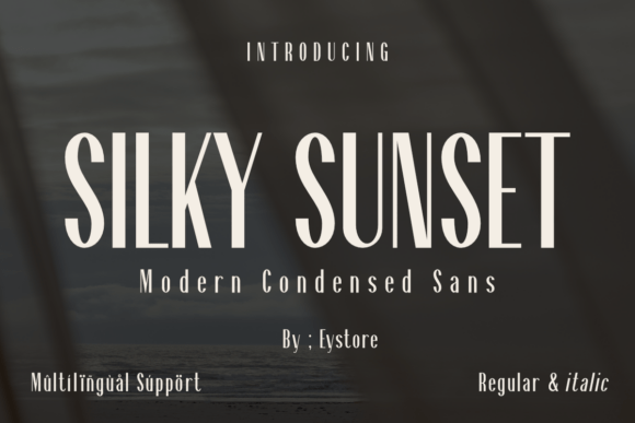 Silky Sunset Font Review for Modern Brand Identity