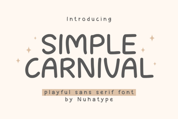 Simple Carnival Font Review for Minimalist Branding