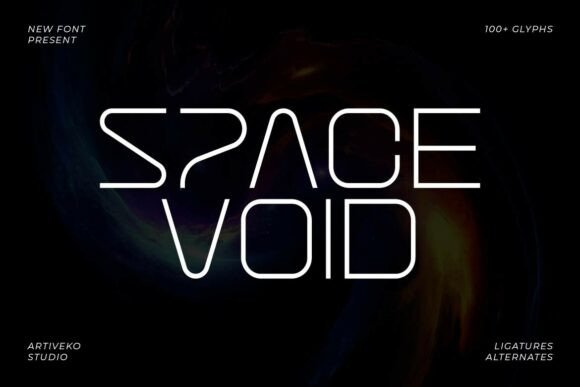 Space Void Font for Modern Editorial Design