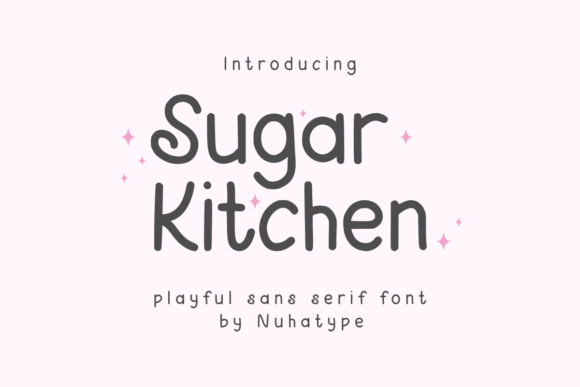 Sugar Kitchen Font: Minimalist Sans Serif for Editorial Design