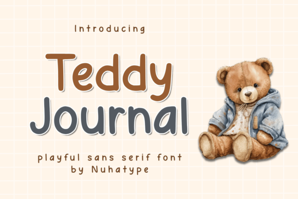 Teddy Journal Font Review for Makers and Planners