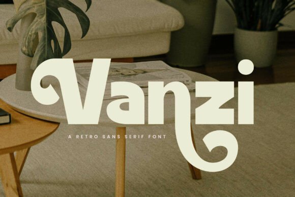 Vanzi Font: Retro Sans Serif for Editorial Design